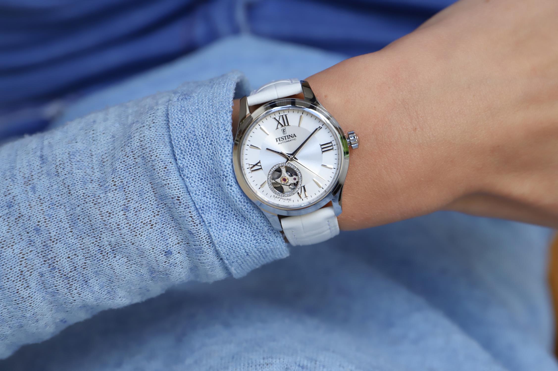 zegarek Festina F20490-1 srebrny Classic - miniatura 7