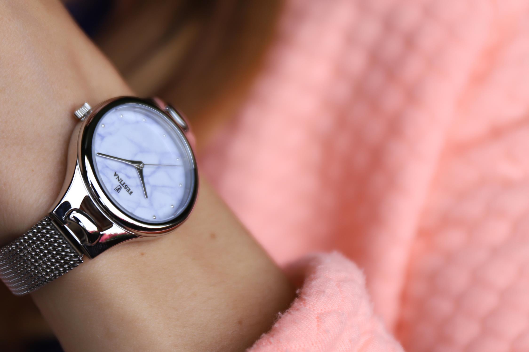 Festina F16950-F Mademoiselle Mademoiselle klasyczny zegarek srebrny - miniatura 9