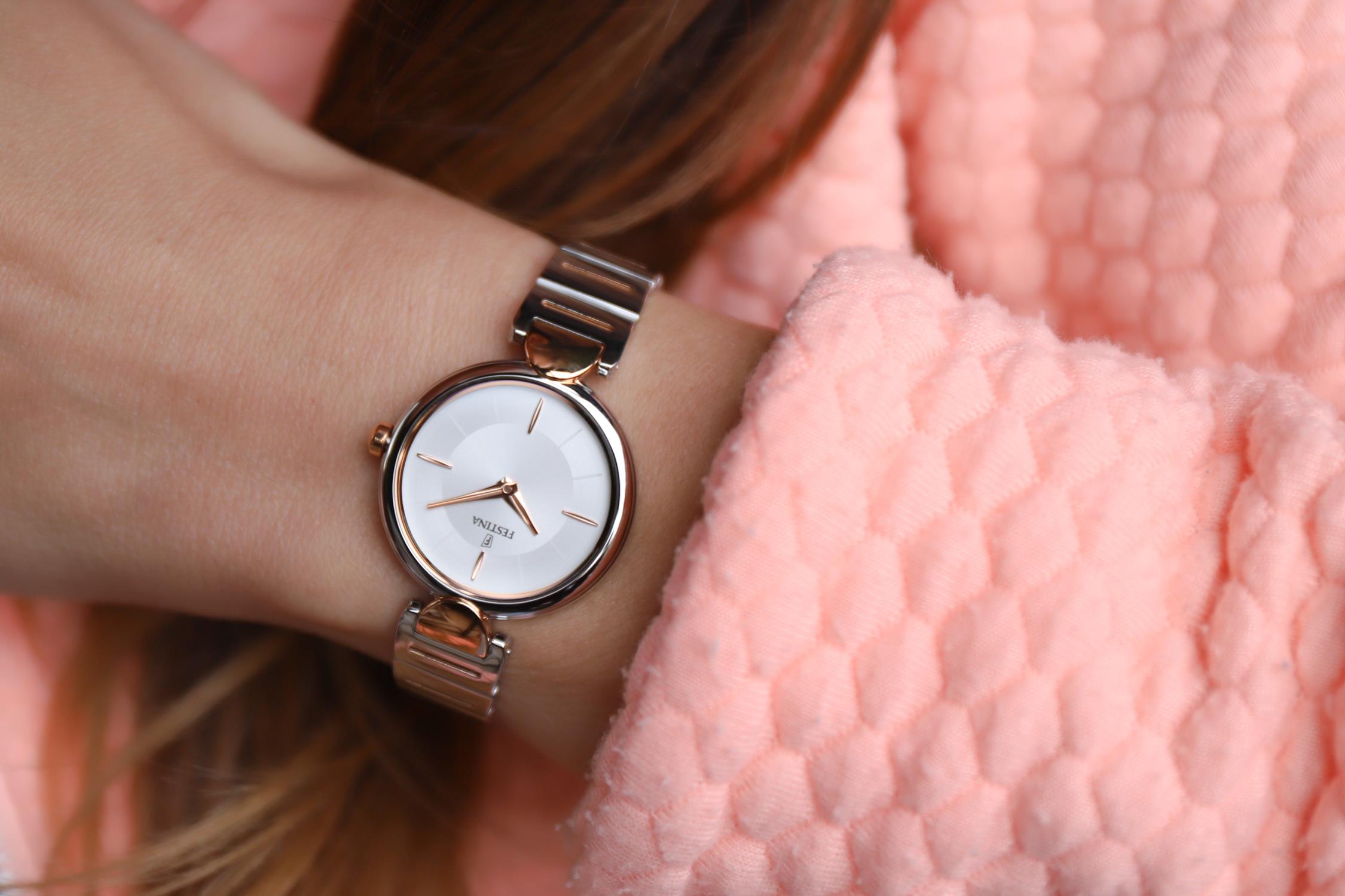 zegarek Festina F20320-2 srebrny Mademoiselle - miniatura 7