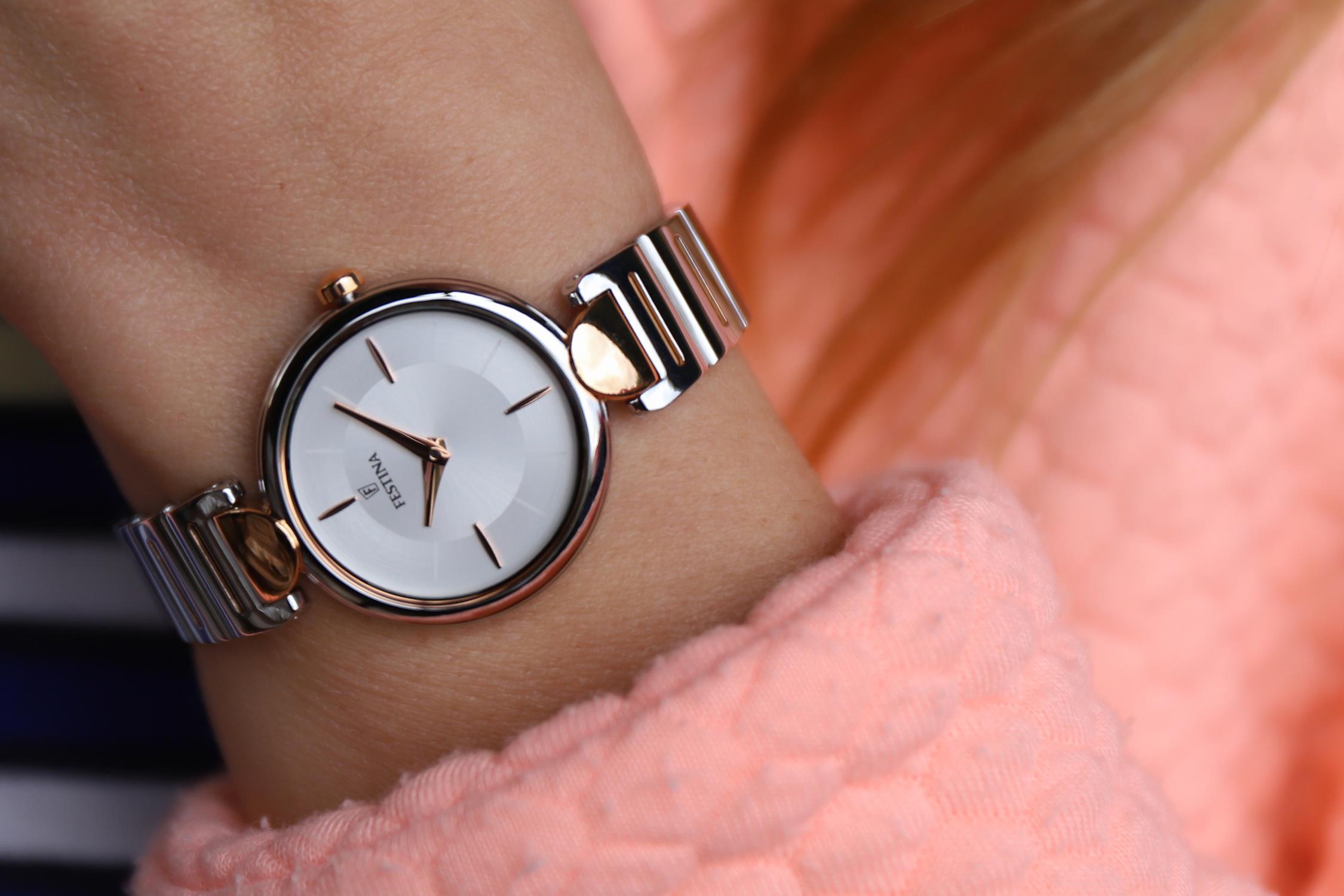 Festina F20320-2 Mademoiselle Mademoiselle zegarek damski elegancki mineralne - miniatura 8