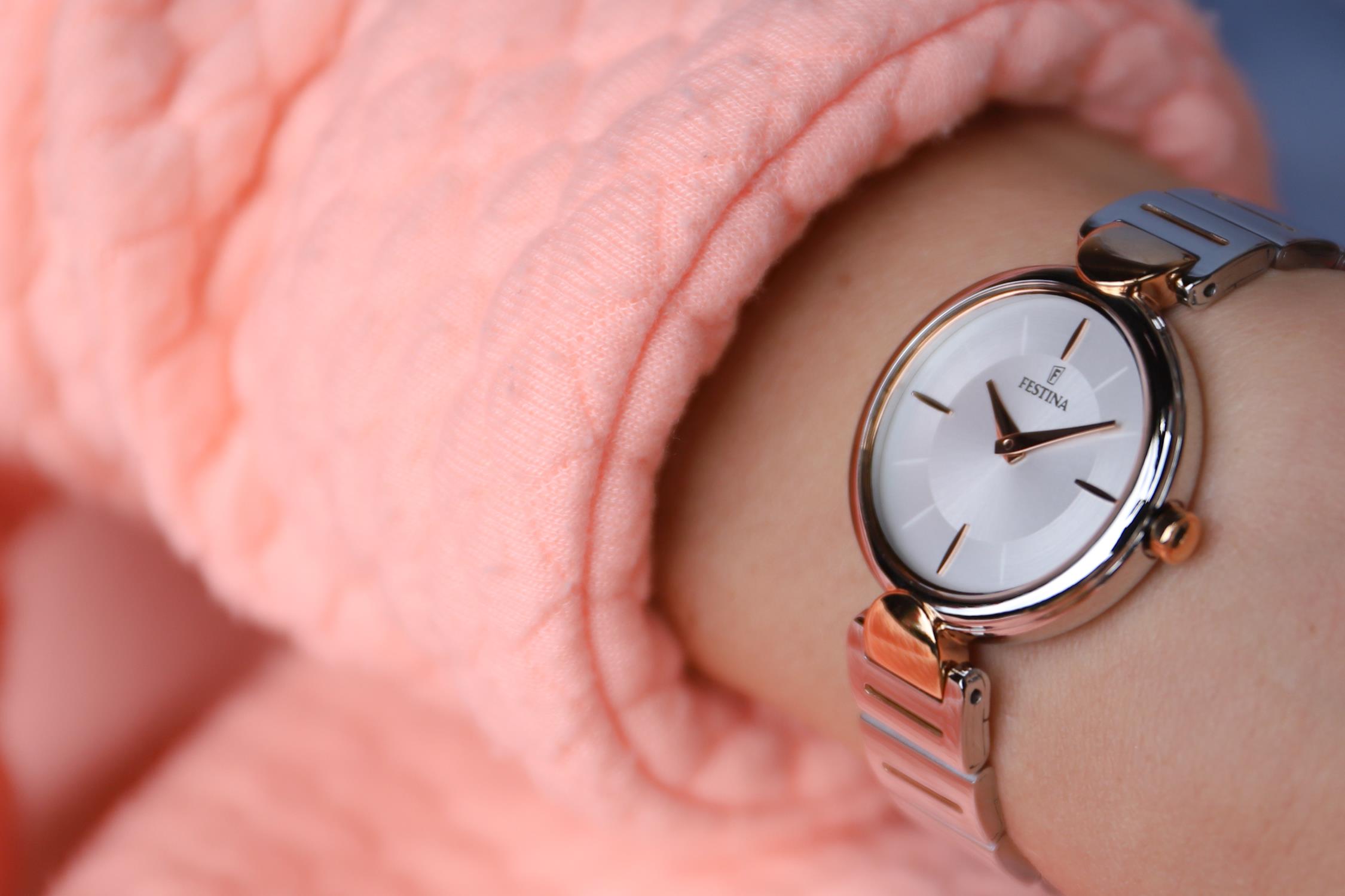 Festina F20320-2 Mademoiselle Mademoiselle elegancki zegarek srebrny - miniatura 9