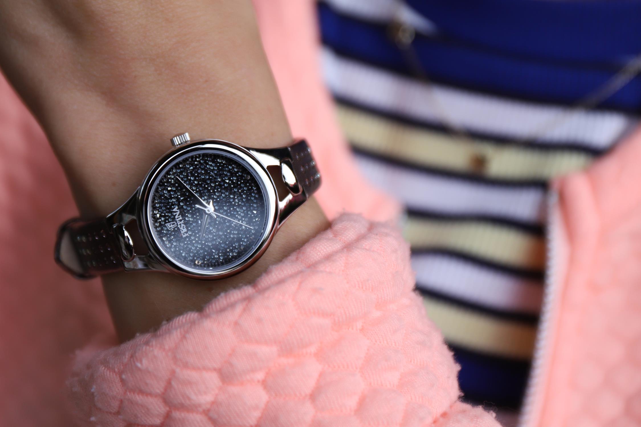 Festina F20407-3 damski zegarek Mademoiselle pasek - miniatura 3