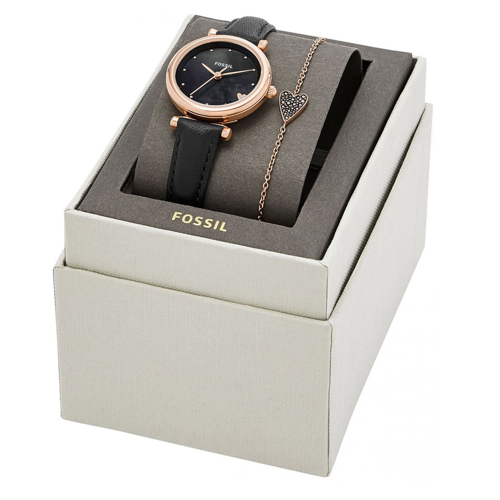 Fossil ES4506SETP damski zegarek Carlie pasek - miniatura 3