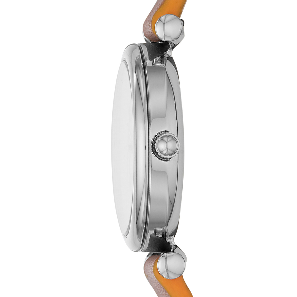 Fossil ES4835 zegarek srebrny klasyczny Carlie pasek - miniatura 5