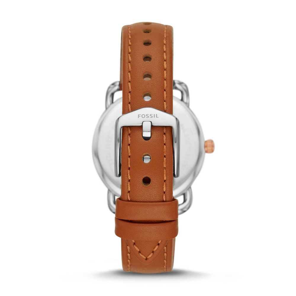 zegarek Fossil ES4913SET kwarcowy damski Copeland COPELAND THREE-HAND TAN LEATHER - miniatura 6