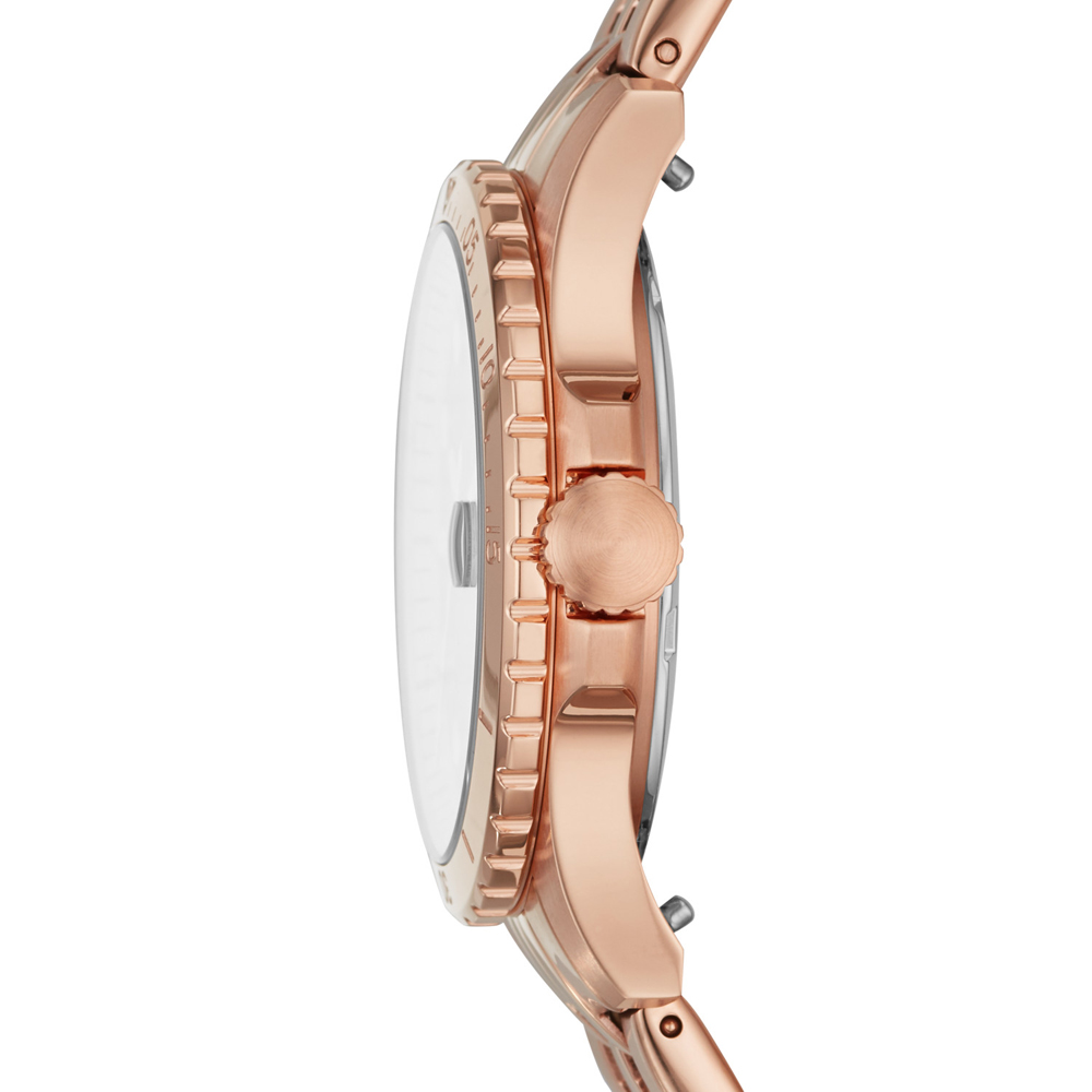 Fossil ES4748 zegarek różowe złoto klasyczny FB-01 bransoleta - miniatura 5