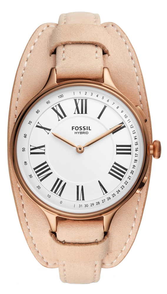 Fossil Smartwatches HYBRID SMARTWATCH ELEANOR BLUSH LEATHER FTW5077
