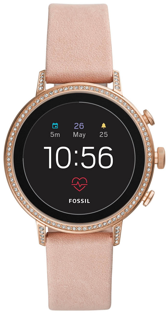 Fossil Smartwatches Gen 4 Smartwatch Venture HR Blush Leather FTW6015