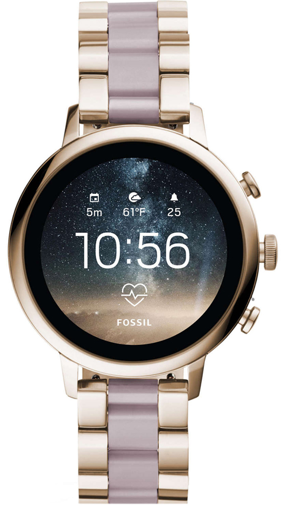 Fossil Smartwatches Gen 4 Smartwatch Venture HR Stainless Steel FTW6020