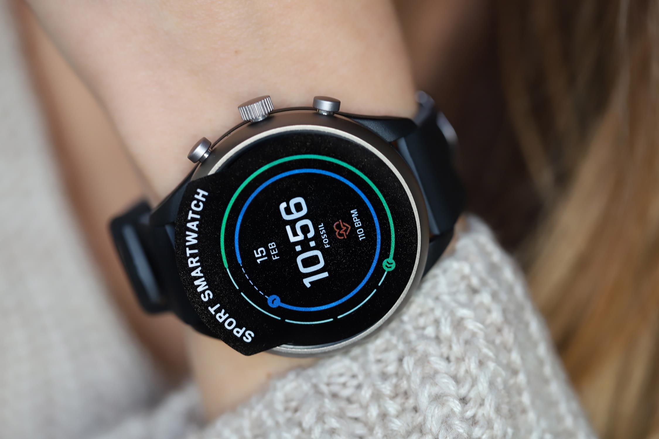 Fossil Smartwatch FTW6024 zegarek srebrny fashion/modowy Fossil Q pasek - miniatura 5