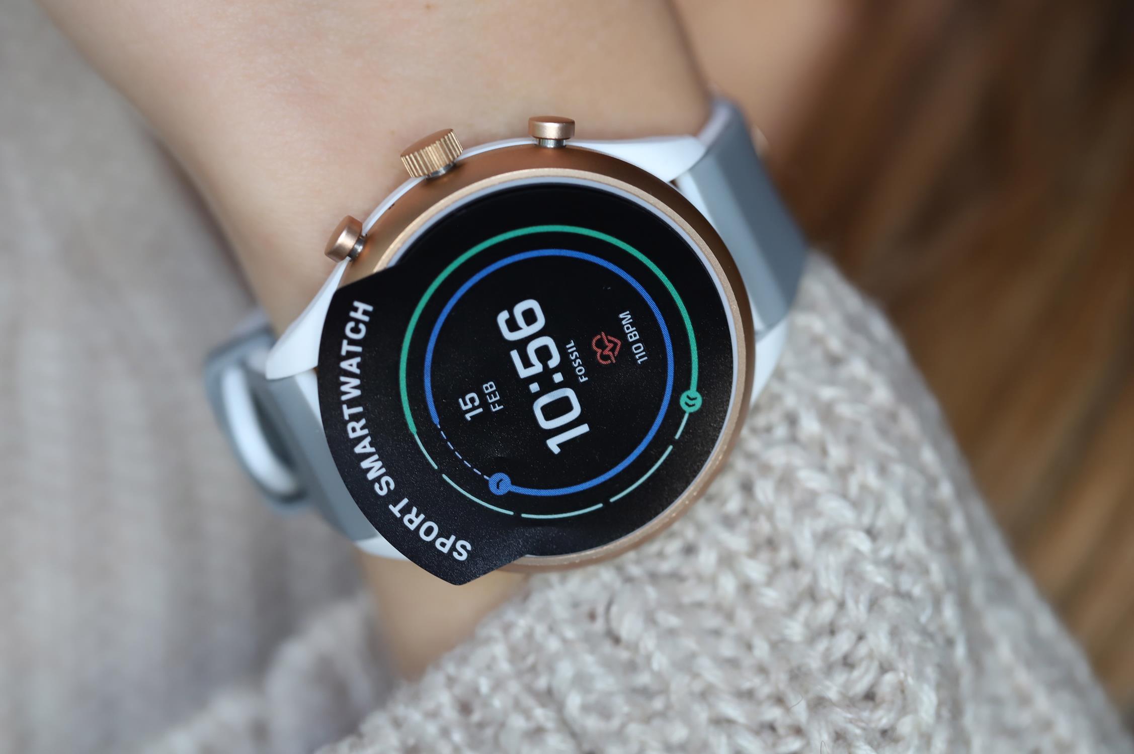 Fossil Smartwatch FTW6025 zegarek biały fashion/modowy Fossil Q pasek - miniatura 5