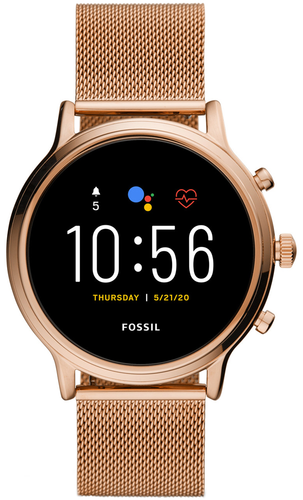 Fossil Smartwatches GEN 5 SMARTWATCH JULIANNA HR ROSE GOLD FTW6062