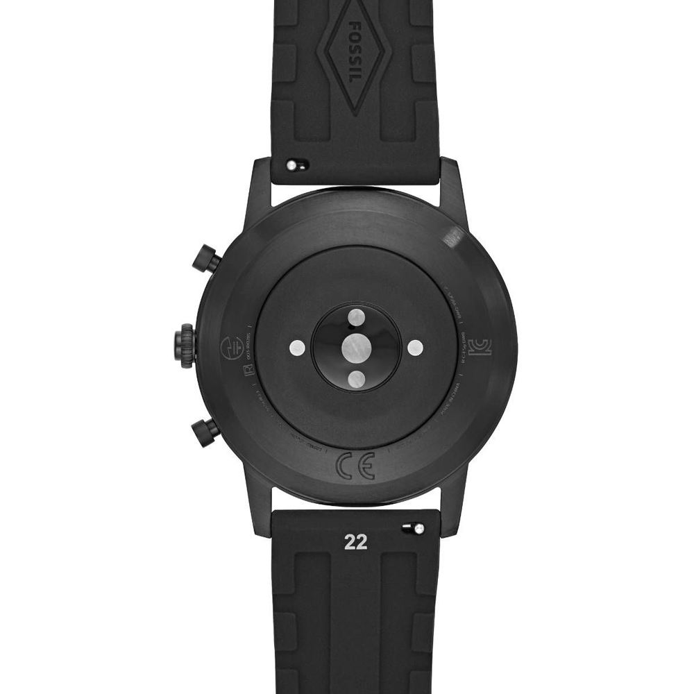 zegarek Fossil FTW7010 
Hybrid Smartwatch HR Collider Black Silicone męski z gps Hybrid Smartwatch - miniatura 3