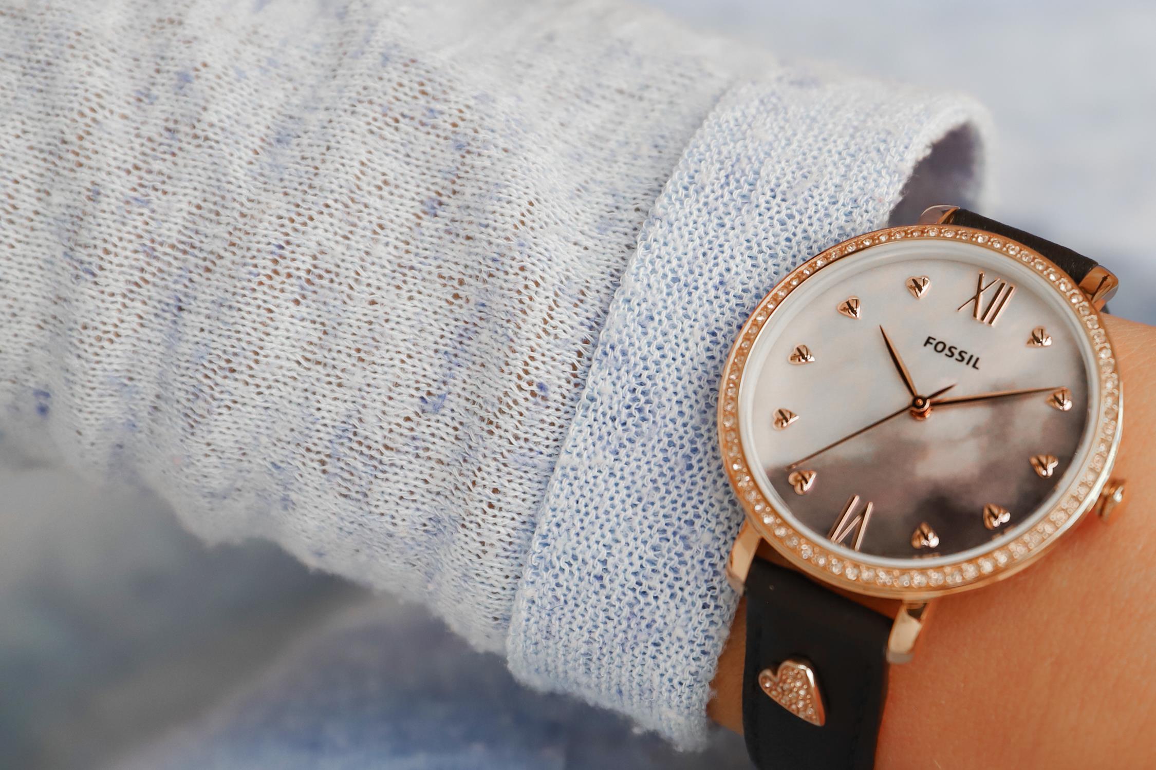 Fossil ES4533 JACQUELINE Jacqueline klasyczny zegarek różowe złoto - miniatura 9