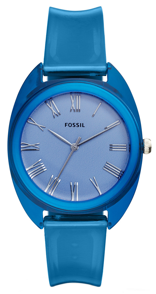 Fossil JUDE THREE-HAND BLUE SILICONE ES4859