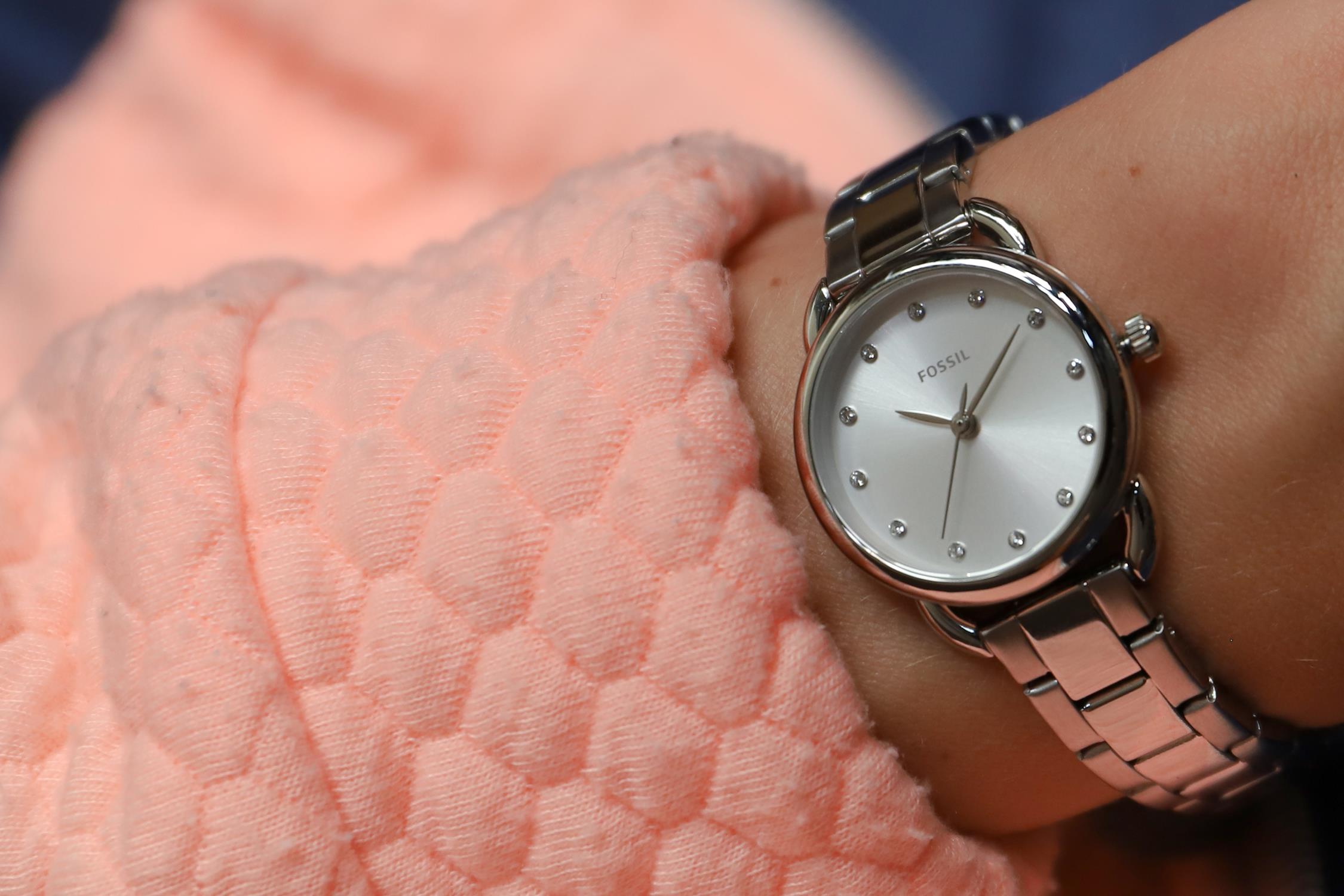 Fossil ES4496 zegarek srebrny fashion/modowy Tailor bransoleta - miniatura 5