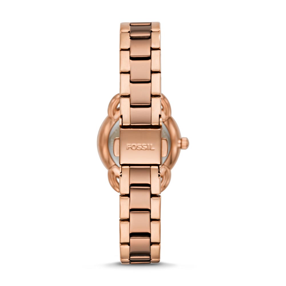 Fossil ES4497 TAILOR MINI Tailor fashion/modowy zegarek różowe złoto - miniatura 6