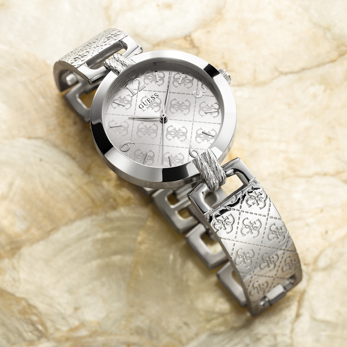 Guess W1228L1 Bransoleta zegarek damski klasyczny mineralne - miniatura 8