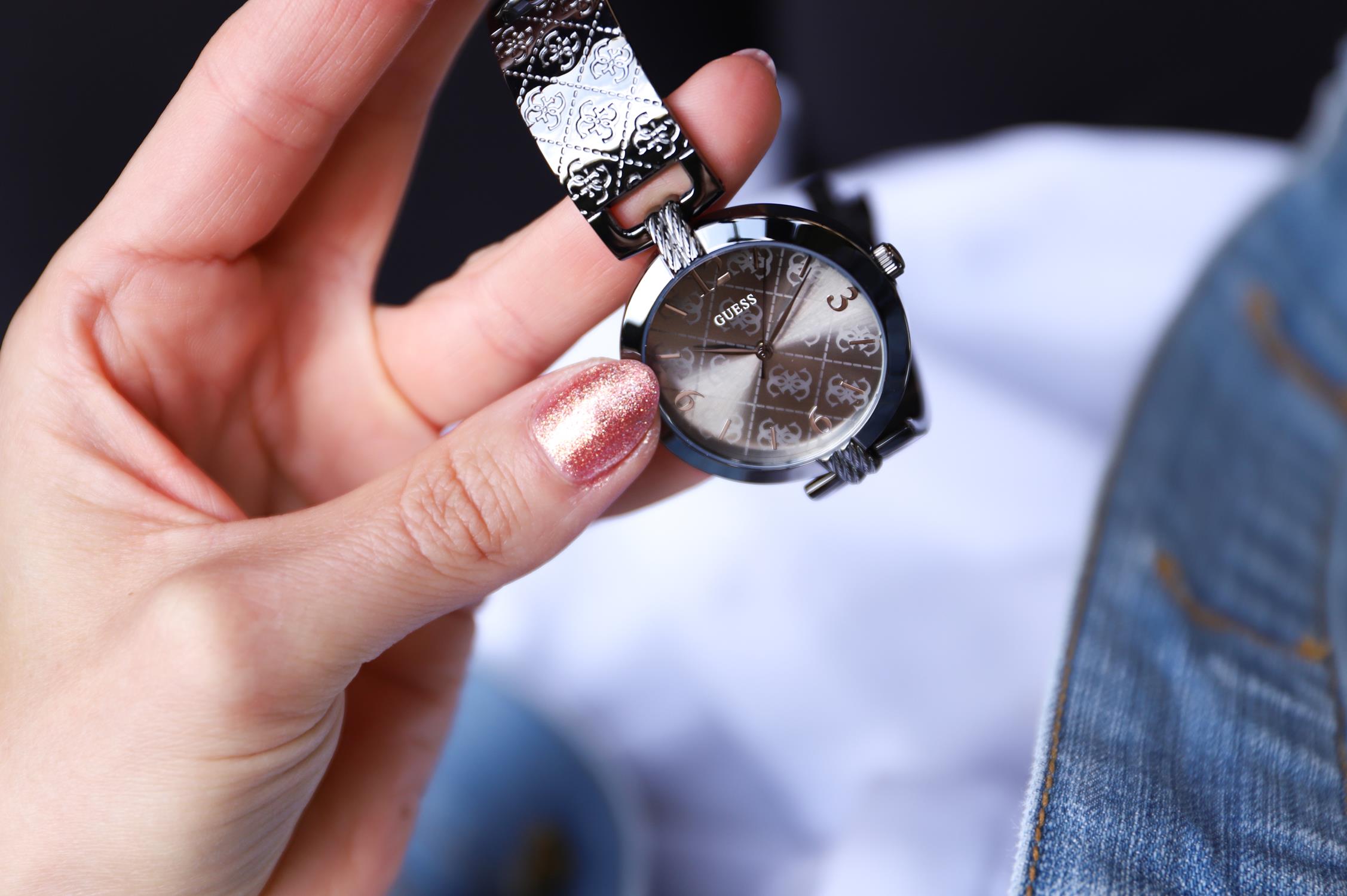 zegarek Guess W1228L4 szary Bransoleta - miniatura 7
