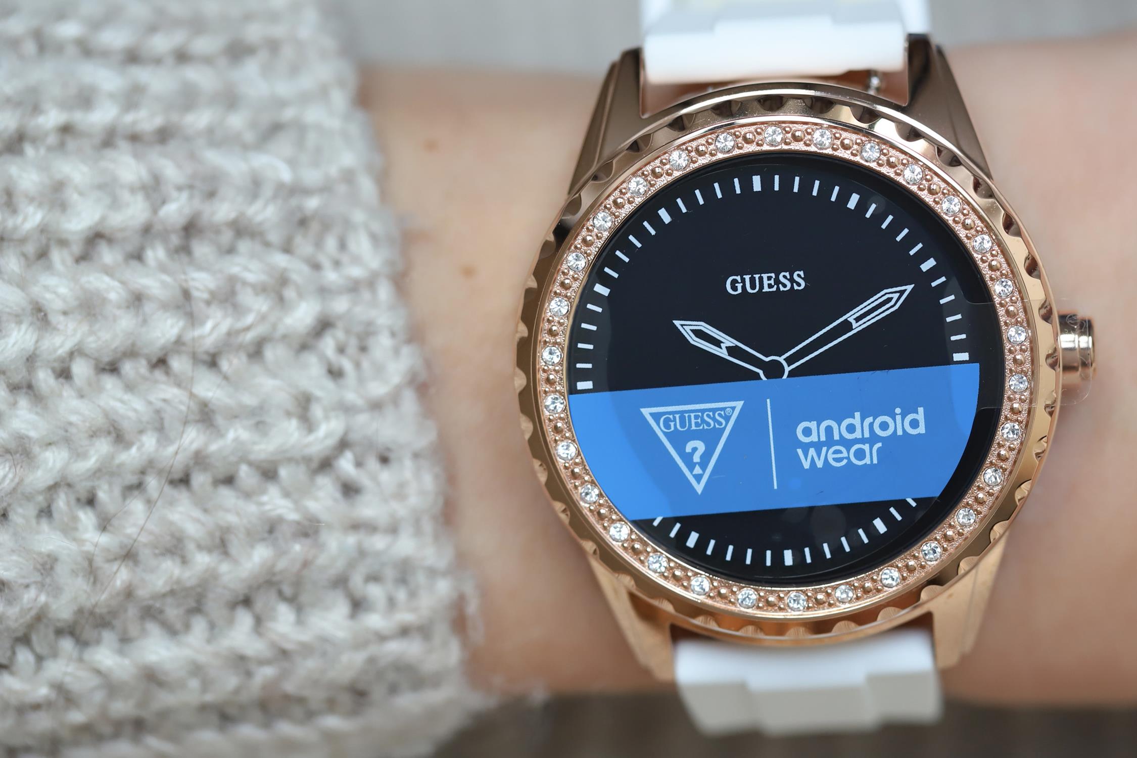 Guess C1003L1 zegarek damski Connect Smartwatch różowe złoto - miniatura 9
