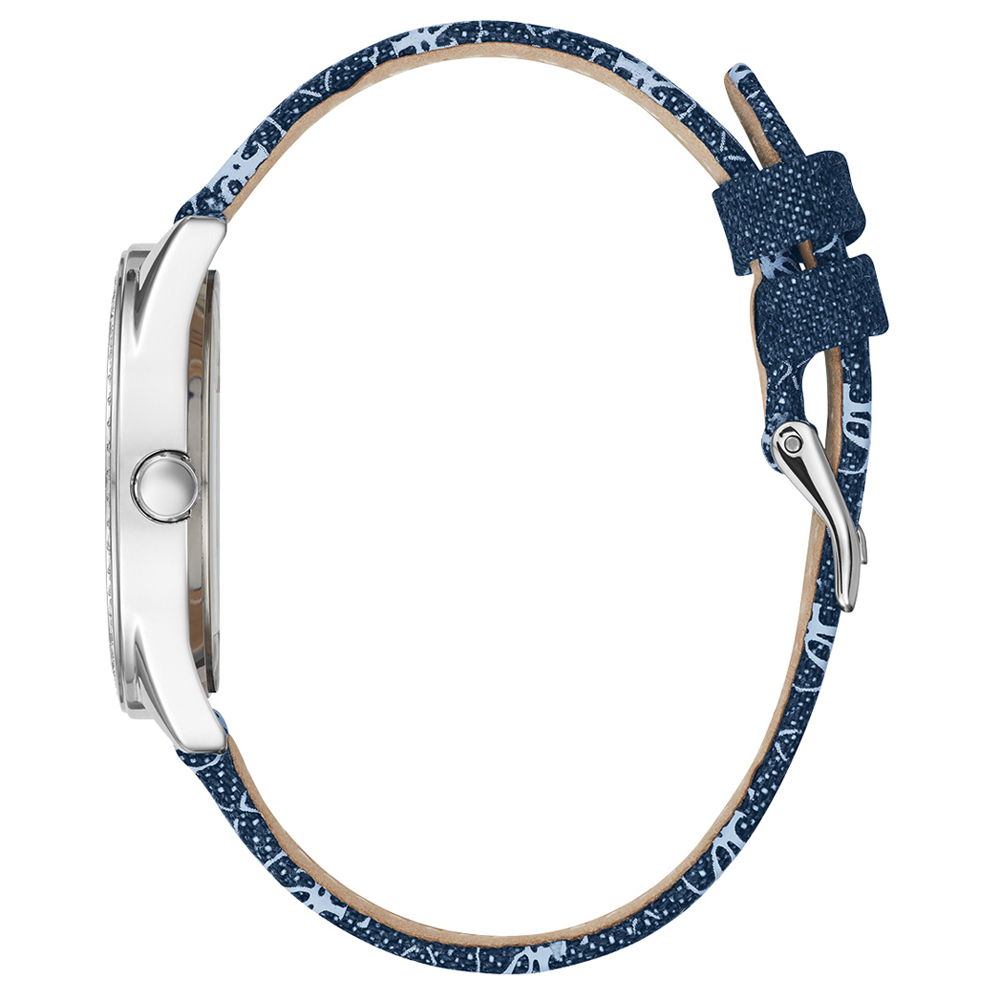 Guess W0884L10 zegarek srebrny fashion/modowy Damskie pasek - miniatura 5