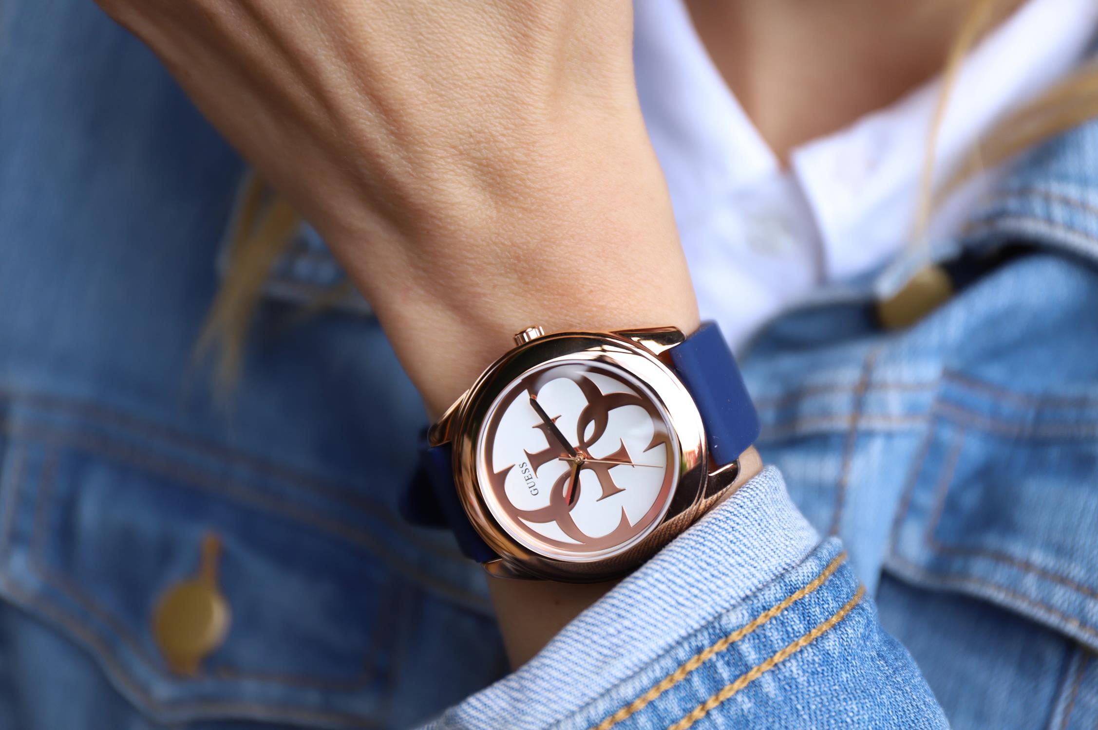 Guess W0911L6 zegarek damski Pasek różowe złoto - miniatura 12