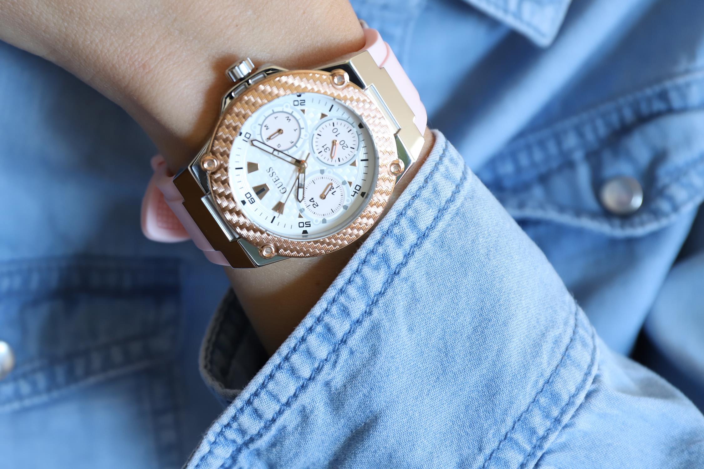 Guess W1094L4 zegarek fashion/modowy Pasek - miniatura 7
