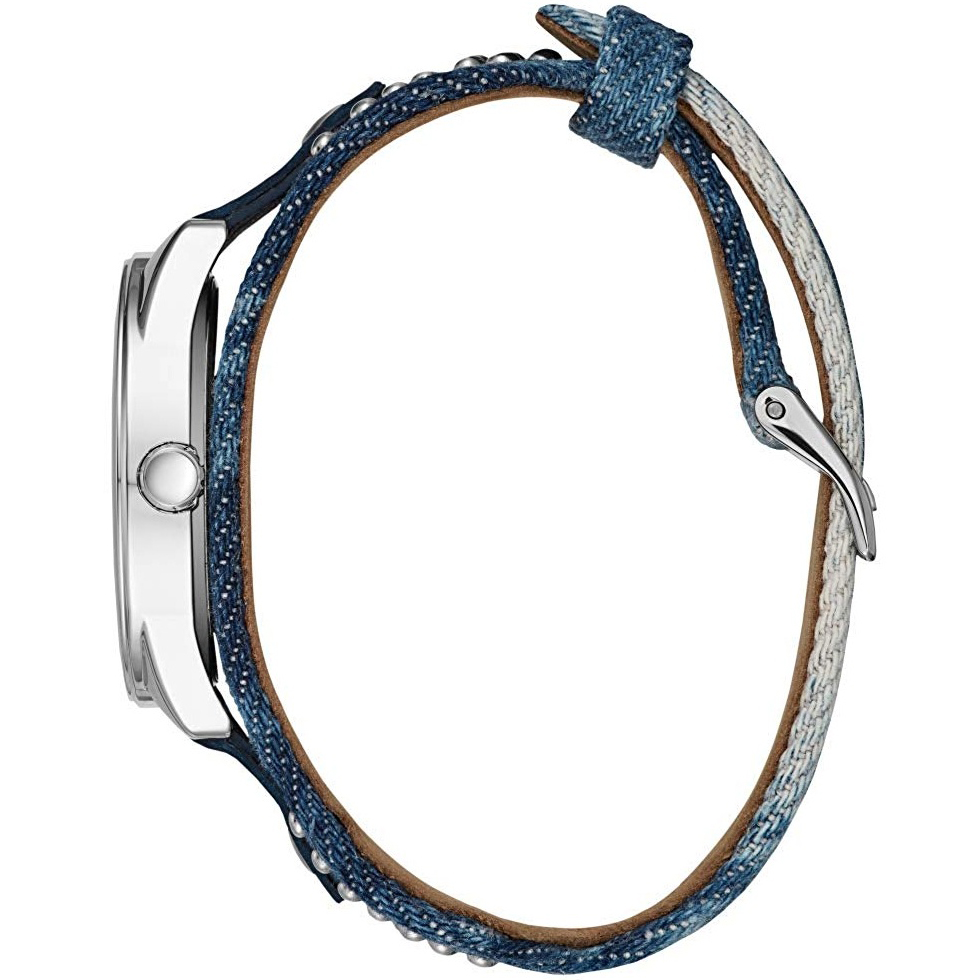 Guess W1141L1 zegarek srebrny fashion/modowy Pasek pasek - miniatura 5