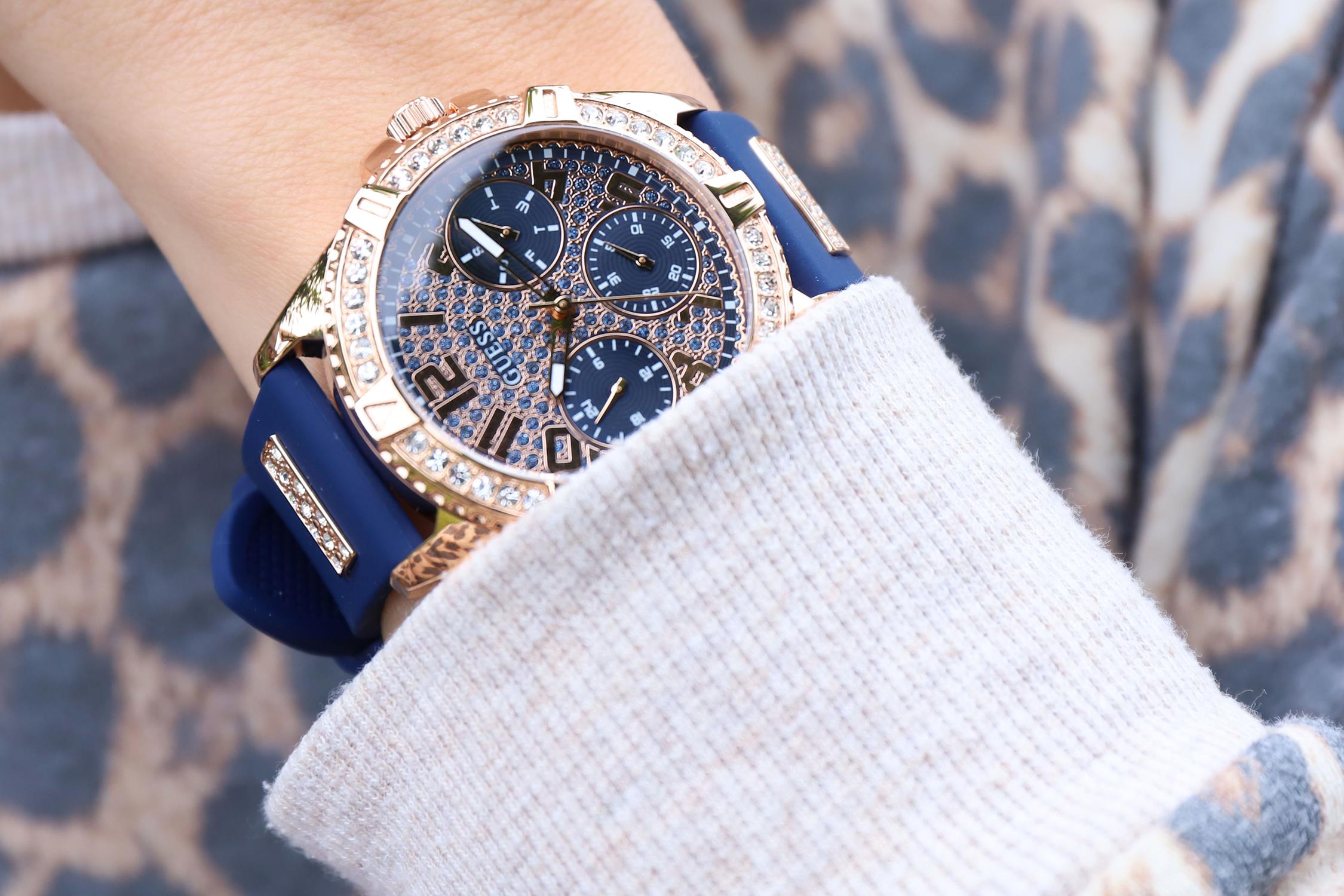 Guess W1160L3 Pasek zegarek damski fashion/modowy mineralne - miniatura 8