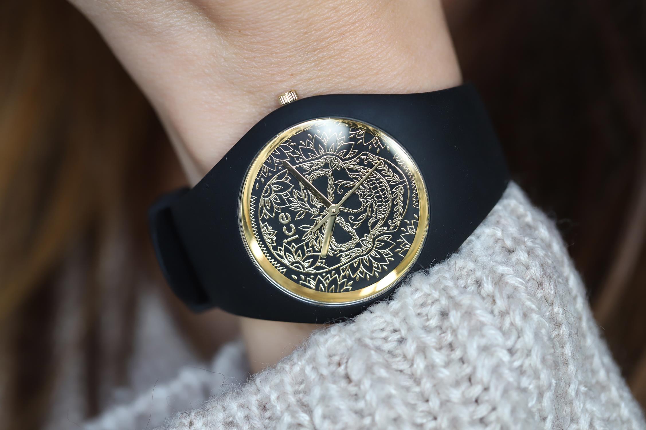ICE Watch ICE.016051 ICE Change Calavera black gold Rozm. M zegarek klasyczny Ice-Change - miniatura 4