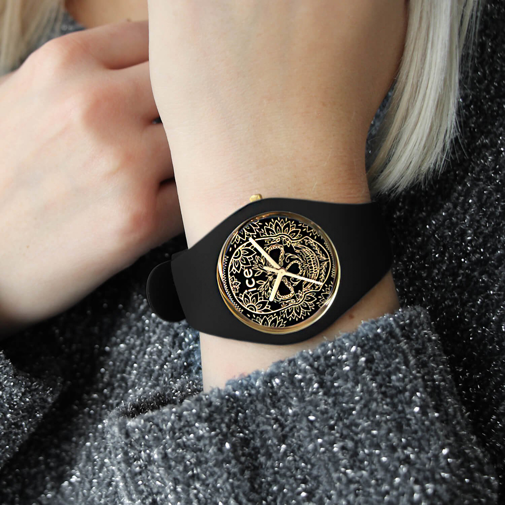zegarek ICE Watch ICE.016051 kwarcowy damski Ice-Change ICE Change Calavera black gold Rozm. M - miniatura 6