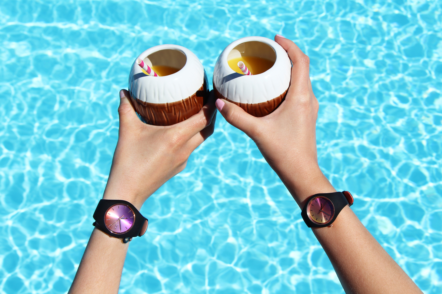 ICE Watch ICE.016982 ICE duo chic Black purple Rozm. M Ice-Duo klasyczny zegarek czarny - miniatura 9