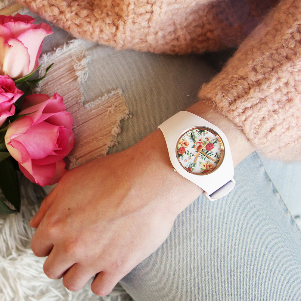 ICE Watch ICE.001436 zegarek biały fashion/modowy Ice-Flower pasek - miniatura 5