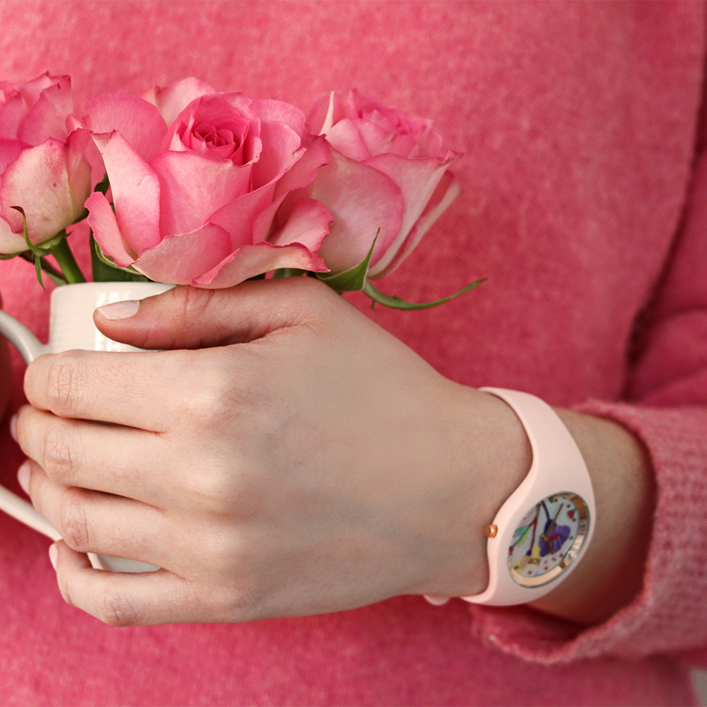 ICE Watch ICE.016654 zegarek różowy fashion/modowy Ice-Flower pasek - miniatura 5