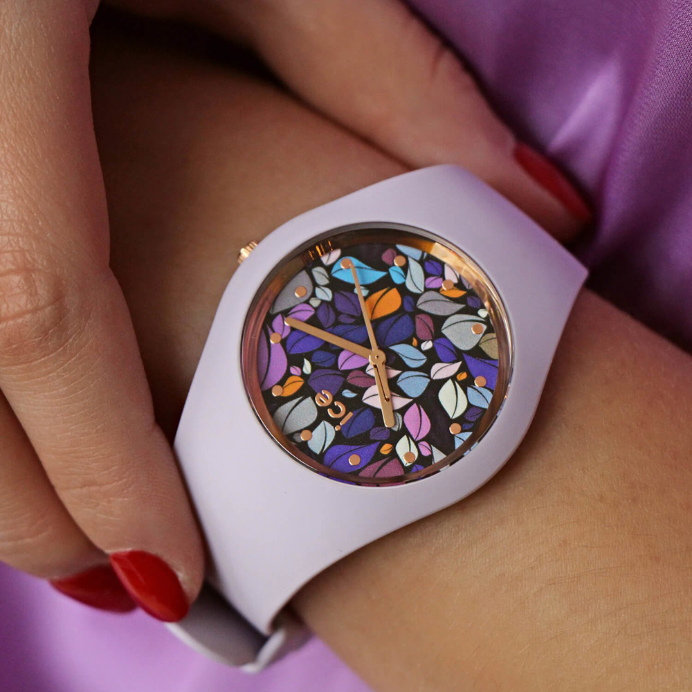 ICE Watch ICE.017580 zegarek różowy klasyczny Ice-Flower pasek - miniatura 5