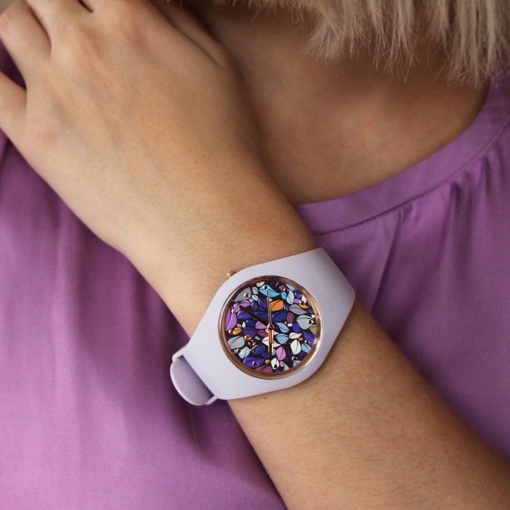 zegarek ICE Watch ICE.017580 kwarcowy damski Ice-Flower ICE Flower Lilac petals Rozm. M - miniatura 6