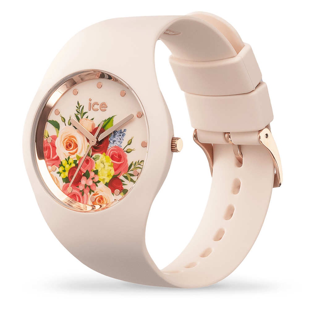 ICE Watch ICE.017583 zegarek beżowy klasyczny Ice-Flower pasek - miniatura 5