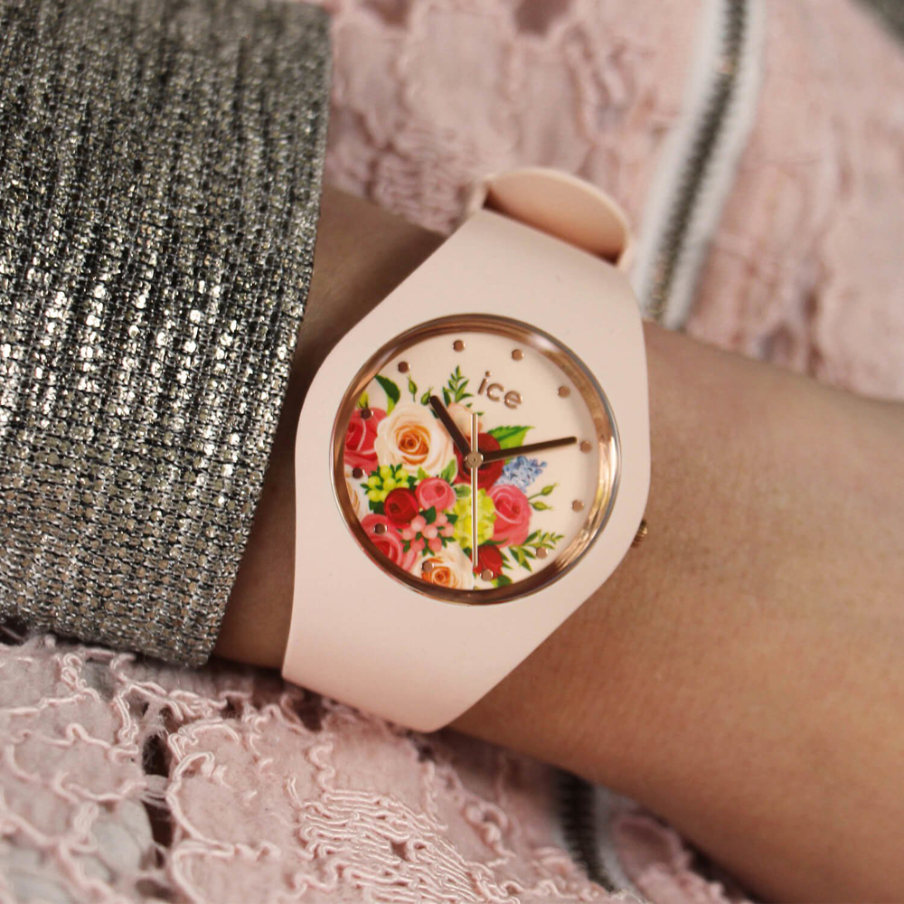 ICE Watch ICE.017583 Ice-Flower ICE Flower Pink bouquet Rozm. M zegarek damski klasyczny mineralne - miniatura 8