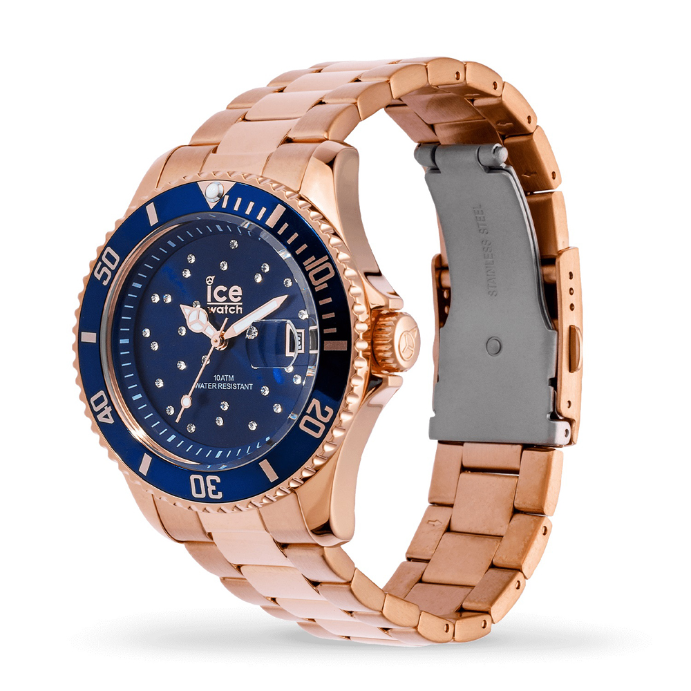 ICE Watch ICE.016774 ICE Steel Blue cosmos Rose gold Rozm. M zegarek klasyczny ICE-Steel - miniatura 4