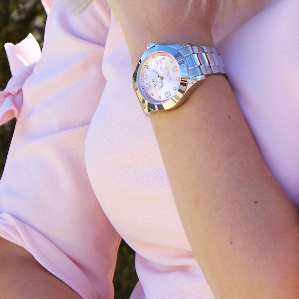 zegarek ICE Watch ICE.016776 kwarcowy damski ICE-Steel ICE Steel Light pink with stones Rozm. M - miniatura 6