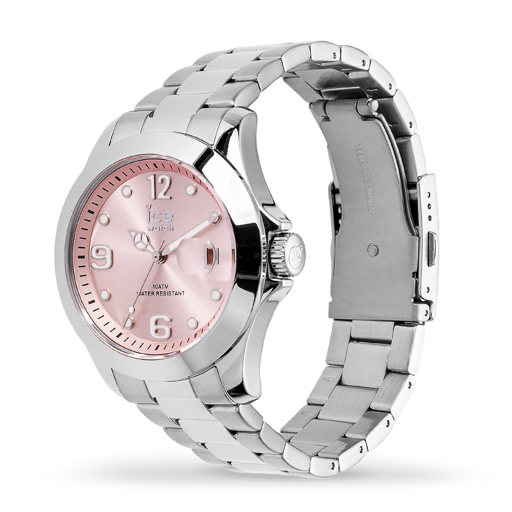ICE Watch ICE.016892 ICE Steel Light pink Rozm. M zegarek klasyczny ICE-Steel - miniatura 4