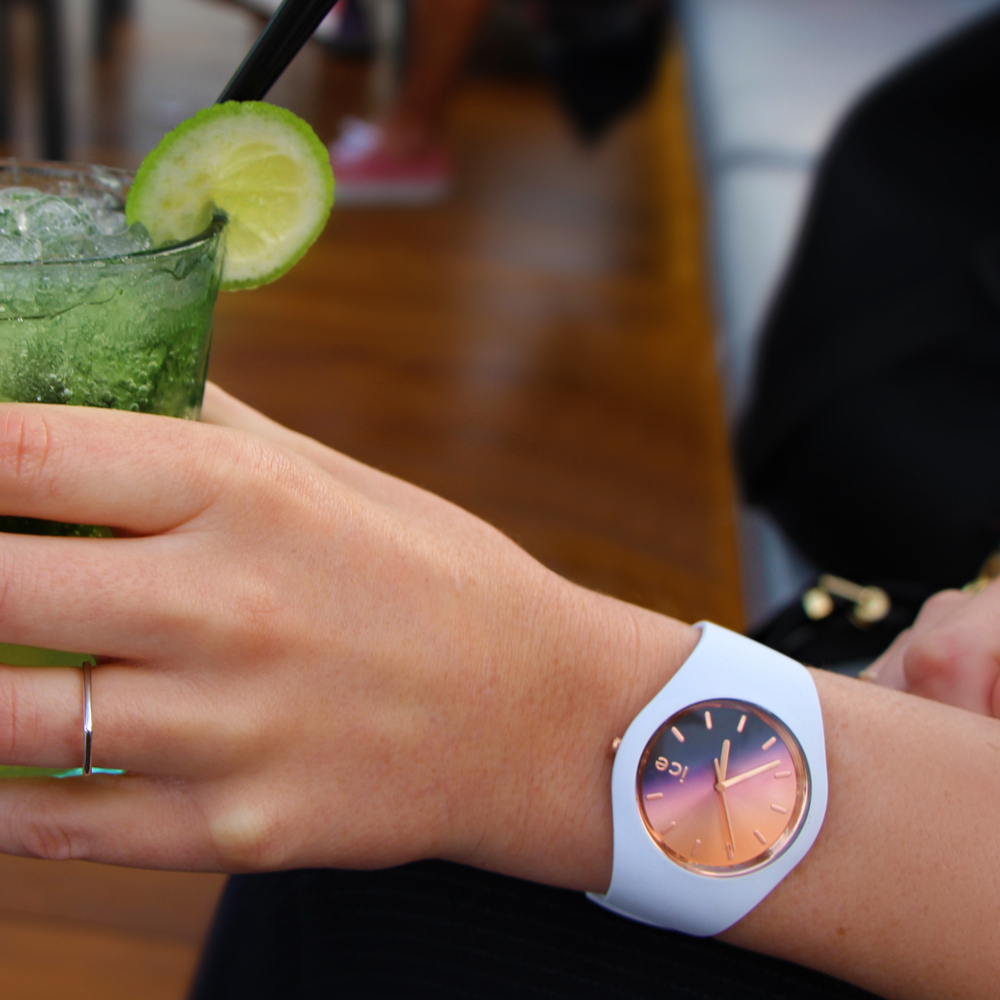 ICE Watch ICE.015749 ICE Sunset Midnight rozm. M ICE-Sunset fashion/modowy zegarek biały