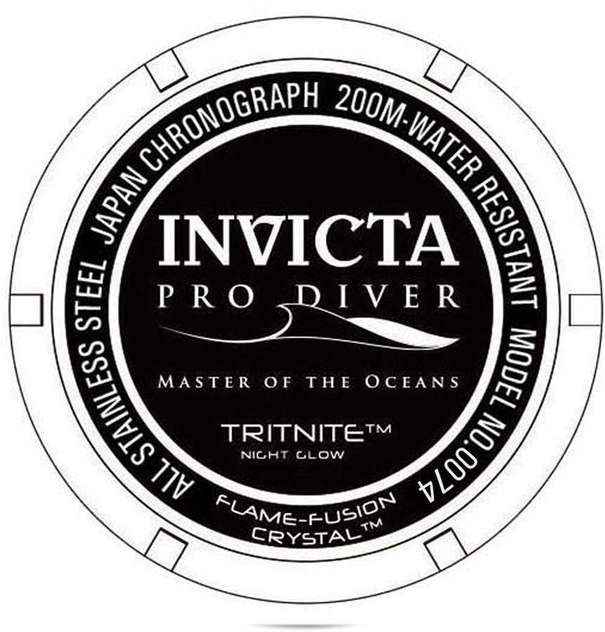 Invicta 0074 zegarek męski Pro Diver - miniatura 2