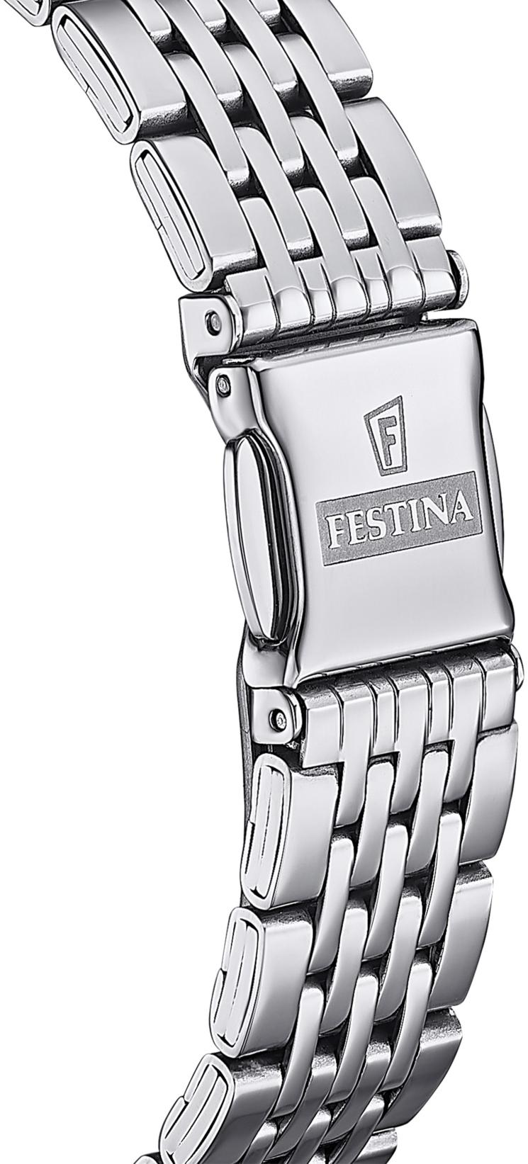 Festina F16748-3 zegarek srebrny klasyczny Classic bransoleta