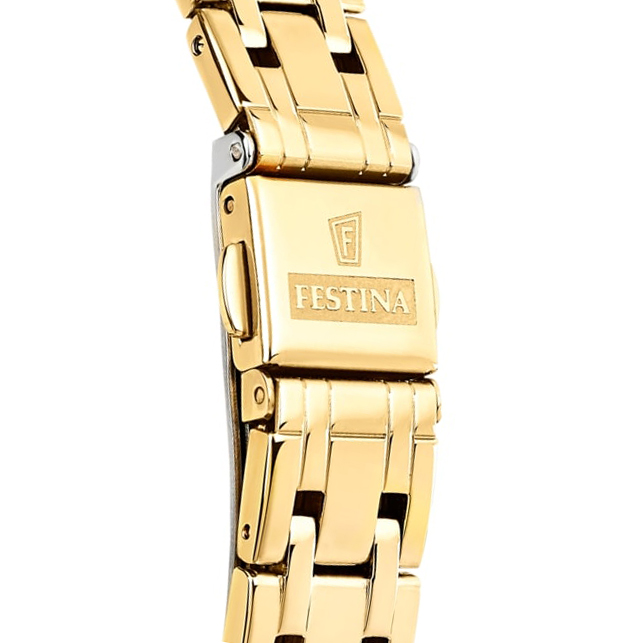 Festina F20383-2 zegarek złoty klasyczny Mademoiselle bransoleta - miniatura 5