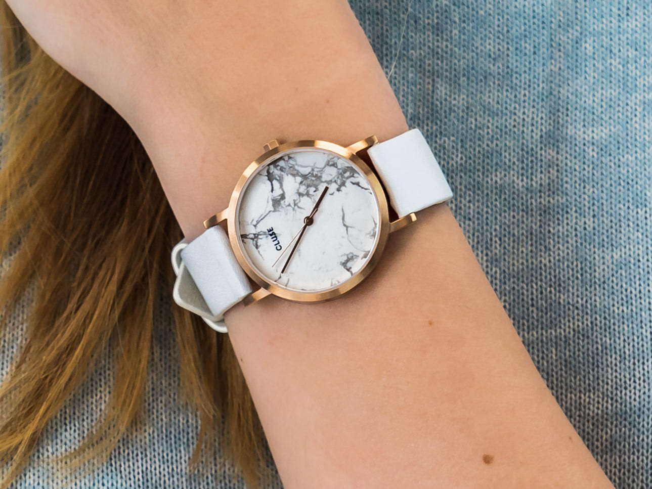 zegarek Cluse CL40110 różowe złoto La Roche