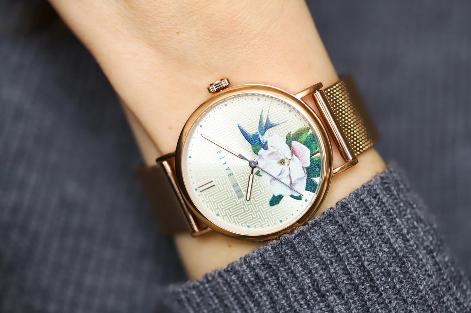 zegarek Ted Baker BKPPFF901 Phylipa Flowers bransoleta mineralne - miniatura 11