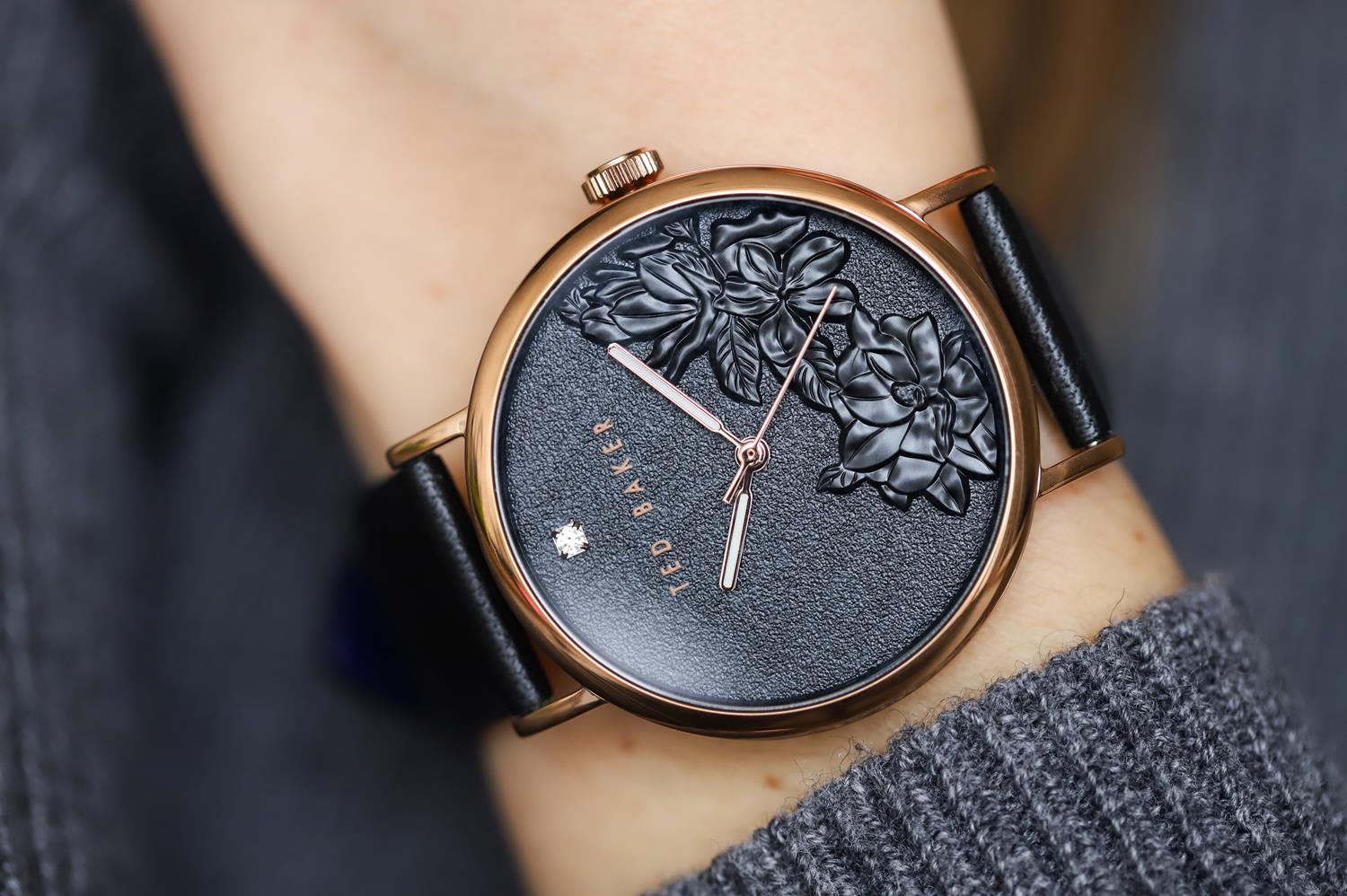 Ted Baker BKPPFF904 zegarek damski klasyczny pasek pasek - miniatura 10