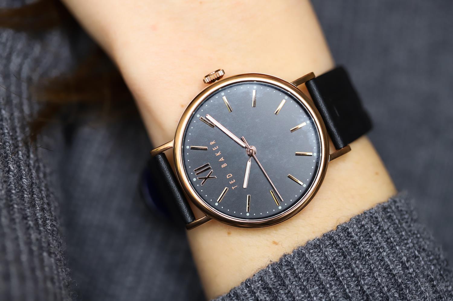 Ted Baker BKPPHF916 zegarek damski klasyczny pasek pasek - miniatura 10
