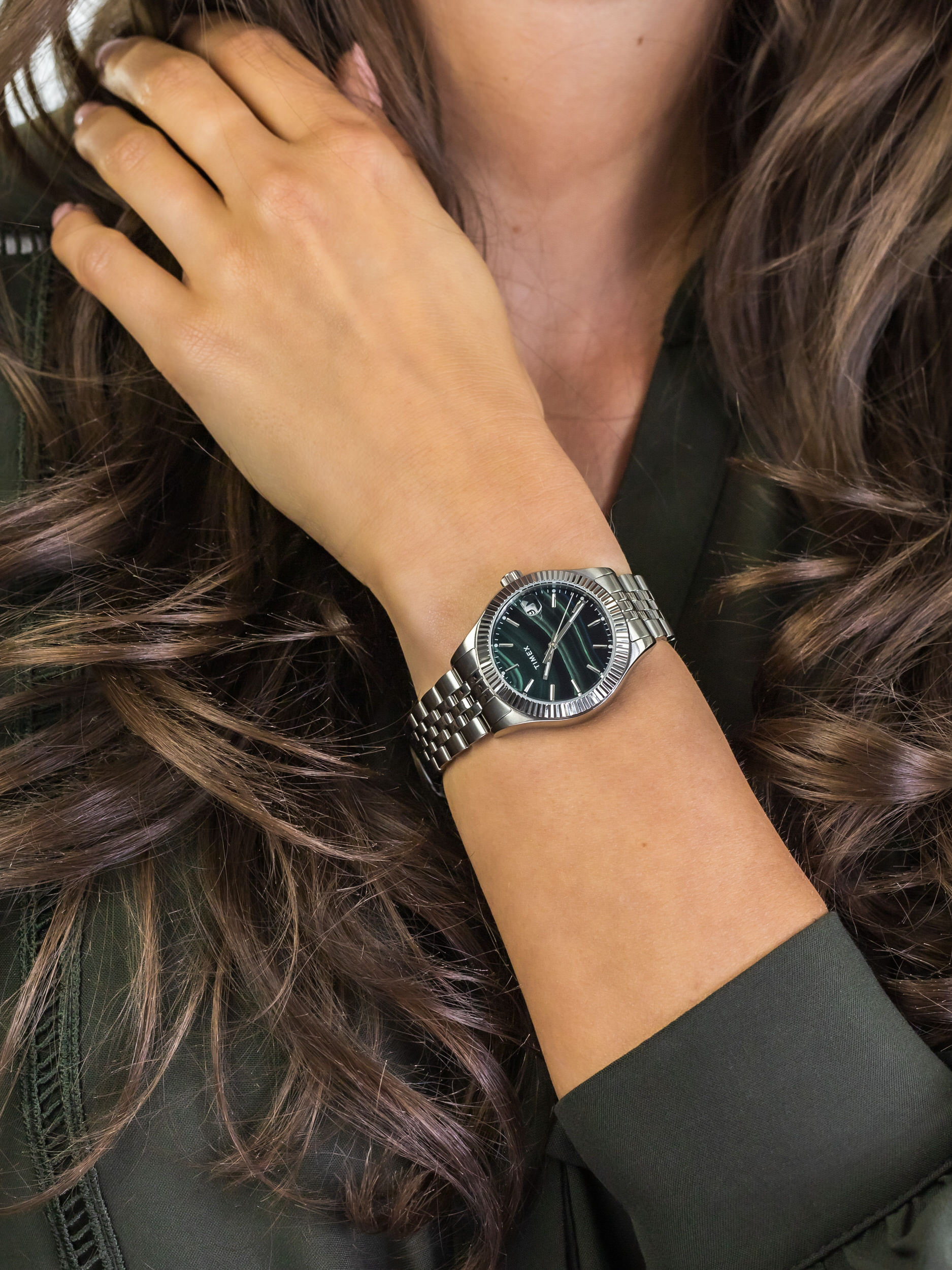 Timex TW2T87200 damski zegarek Waterbury bransoleta - miniatura 3